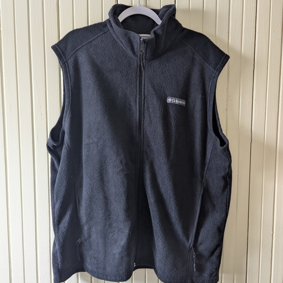 Columbia Men's Steens Mountain Fleece Vest Black Size XL - Picture 1 of 6